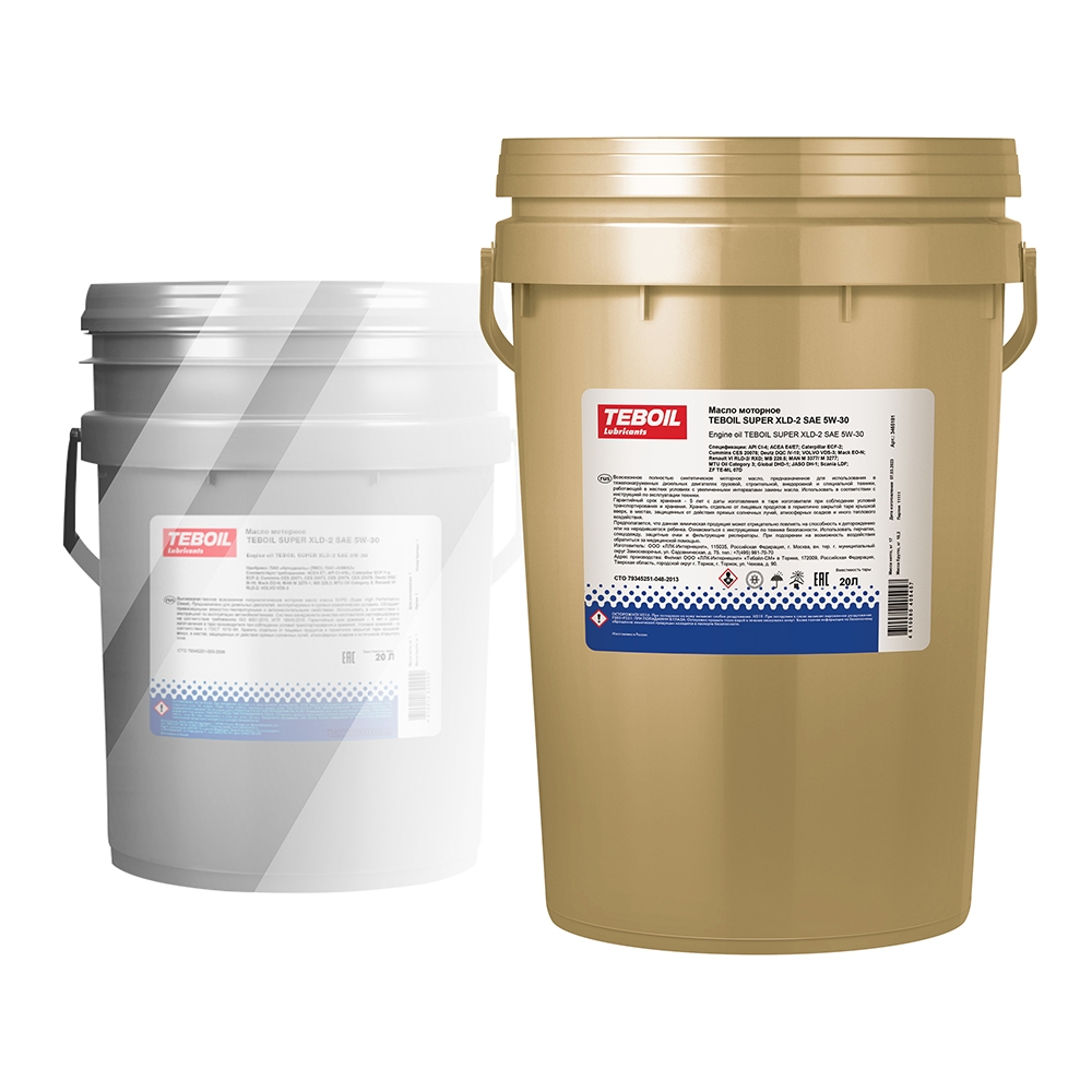 Масло моторное TEBOIL Super XLD-2 5W-30 синтетическое 20 л